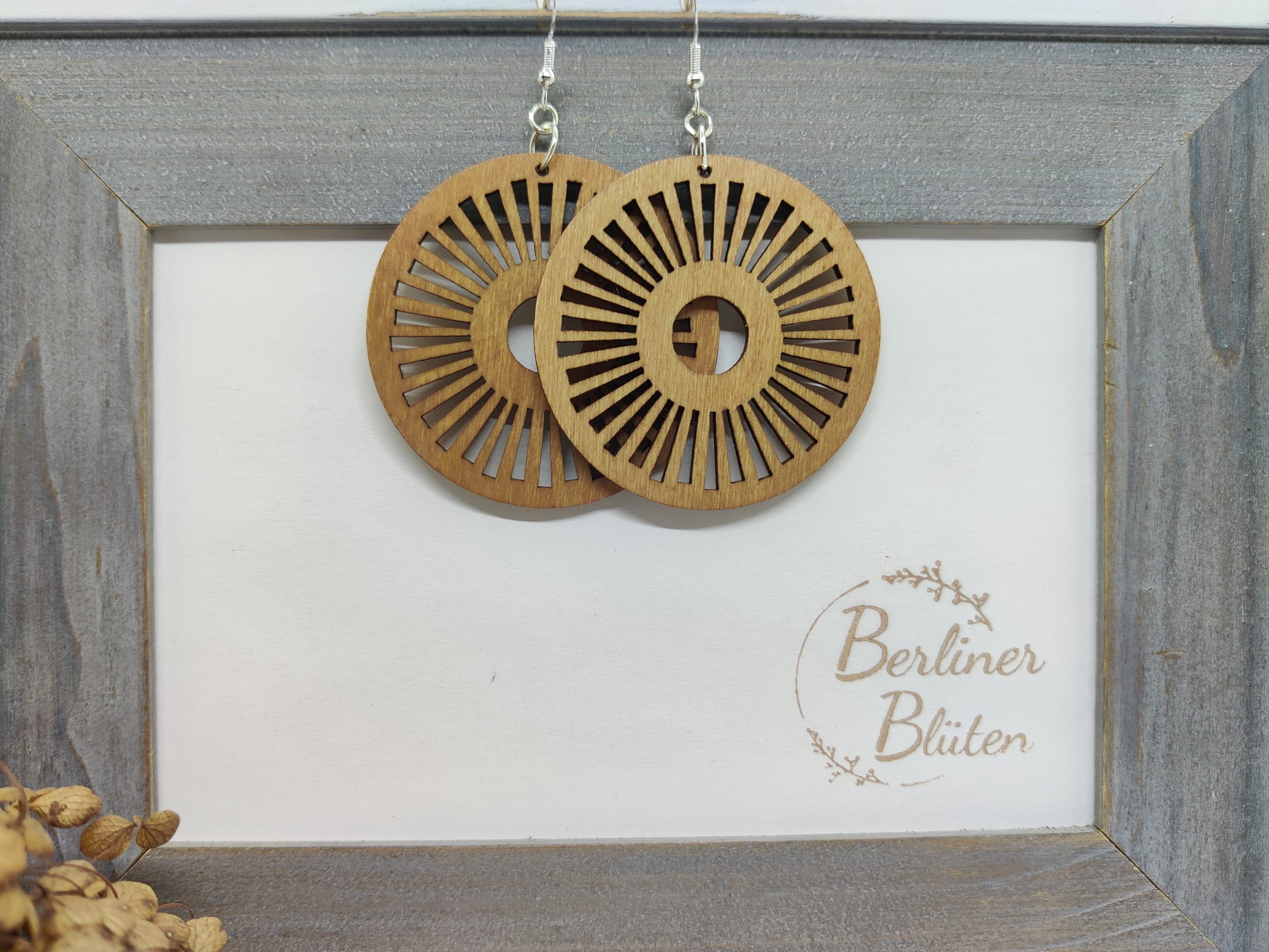 Holz Ohrhänger – Bild 7