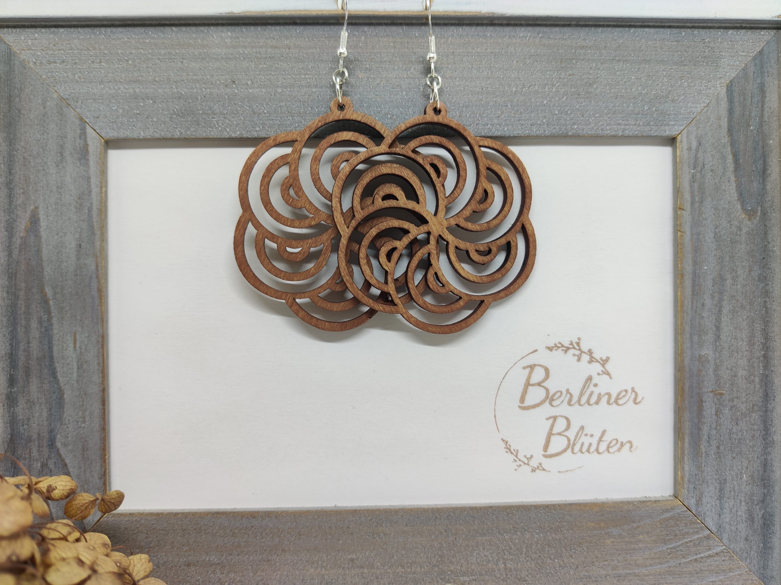Holz Ohrhänger – Bild 6