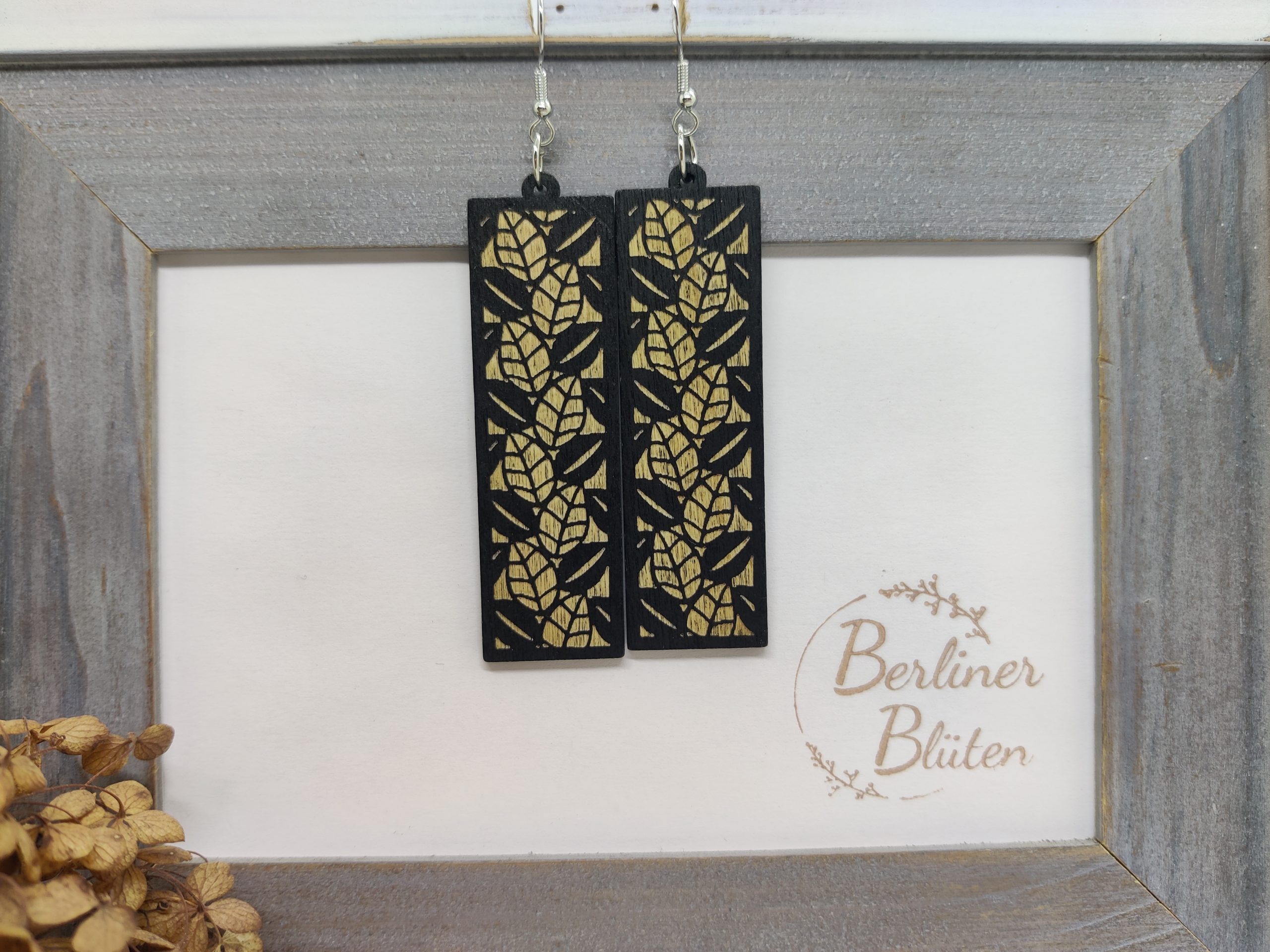 Holz Ohrhänger – Bild 13