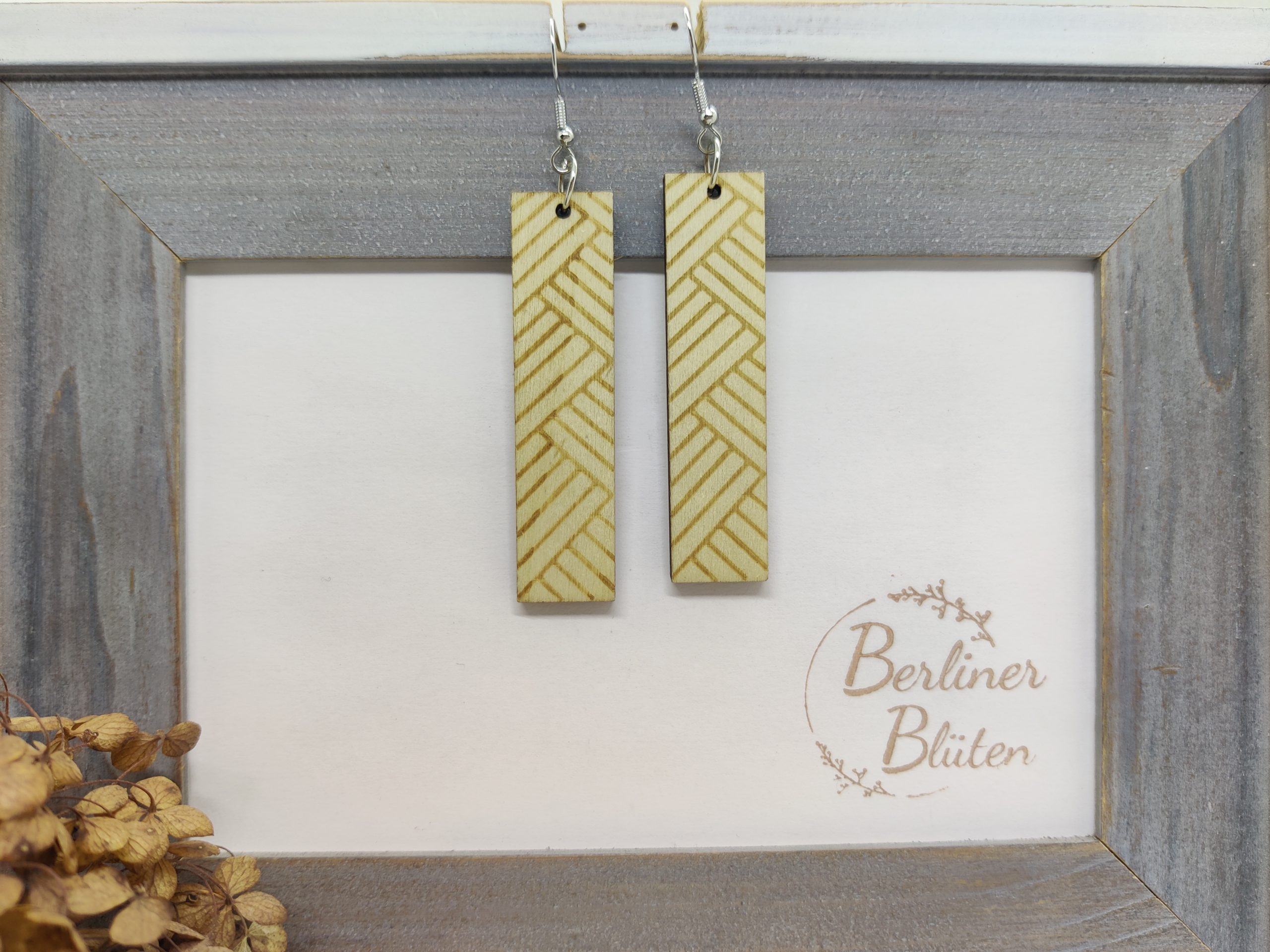 Holz Ohrhänger – Bild 14