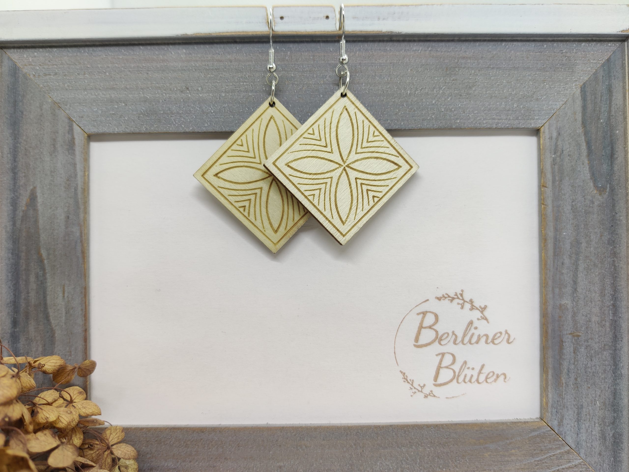 Holz Ohrhänger – Bild 15