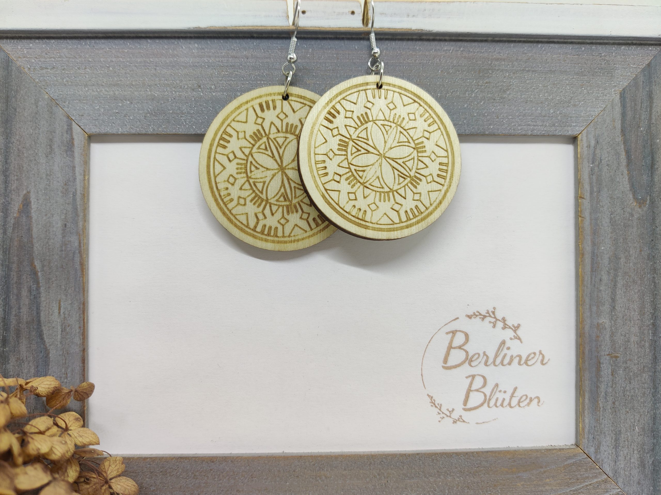 Holz Ohrhänger – Bild 17