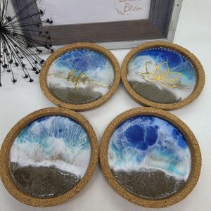Ocean Art Untersetzer Schalen aus Kork