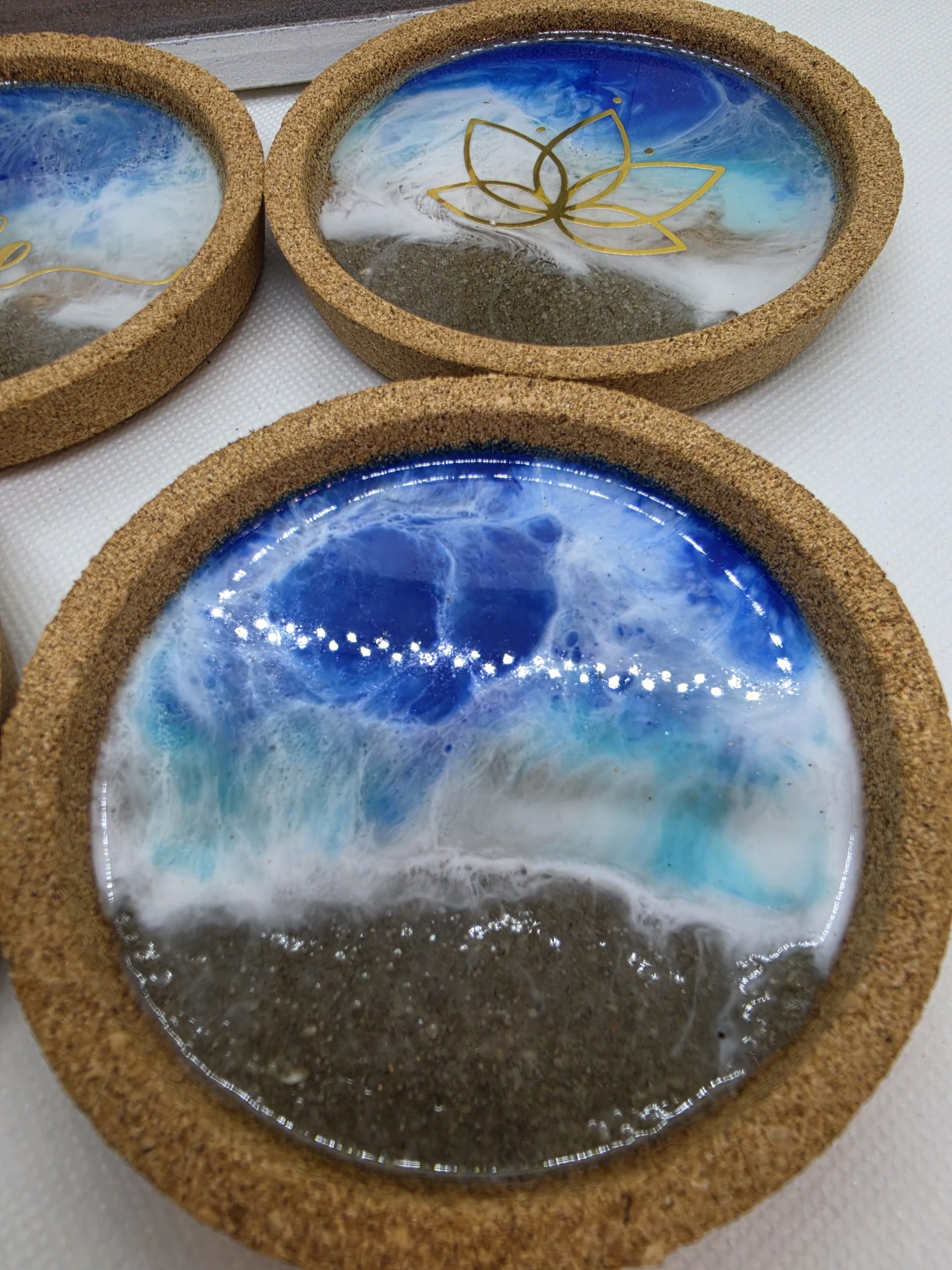 Ocean Art Untersetzer Schalen aus Kork – Bild 5