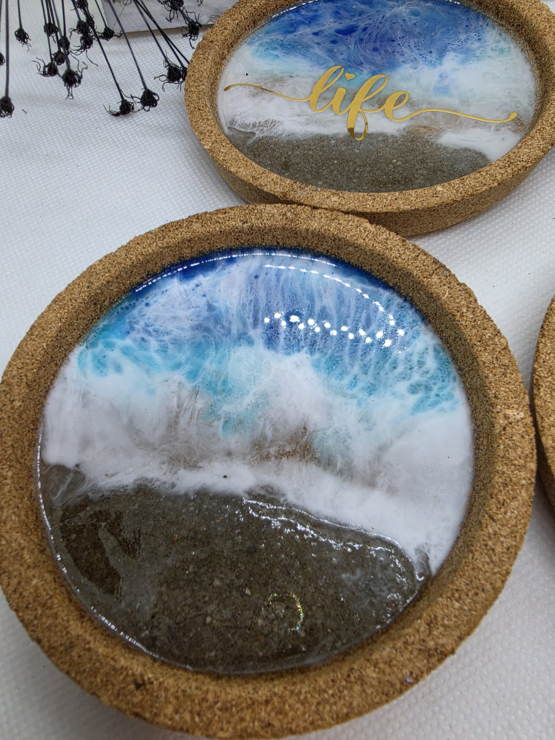 Ocean Art Untersetzer Schalen aus Kork – Bild 7
