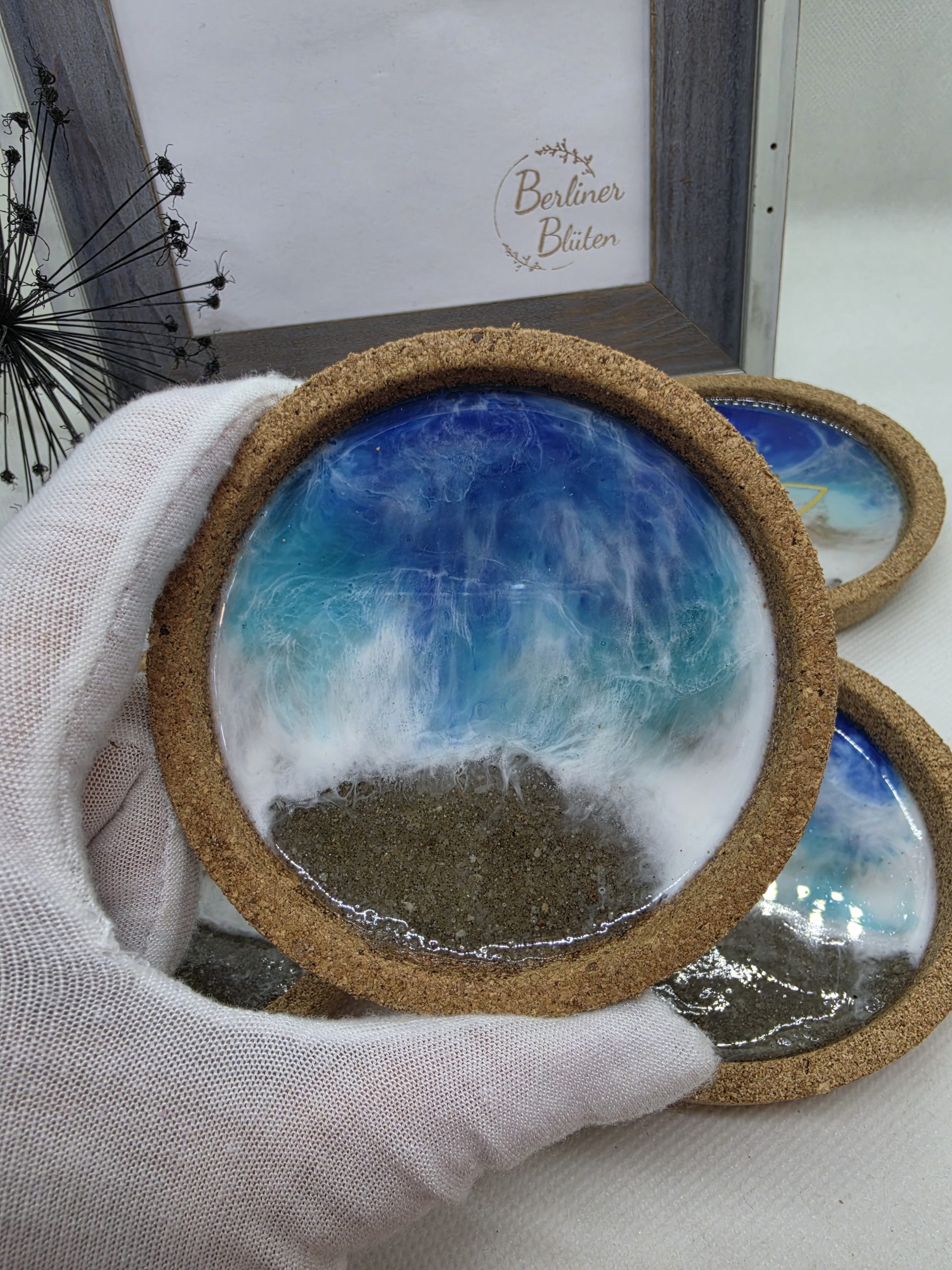 Ocean Art Untersetzer Schalen aus Kork – Bild 6